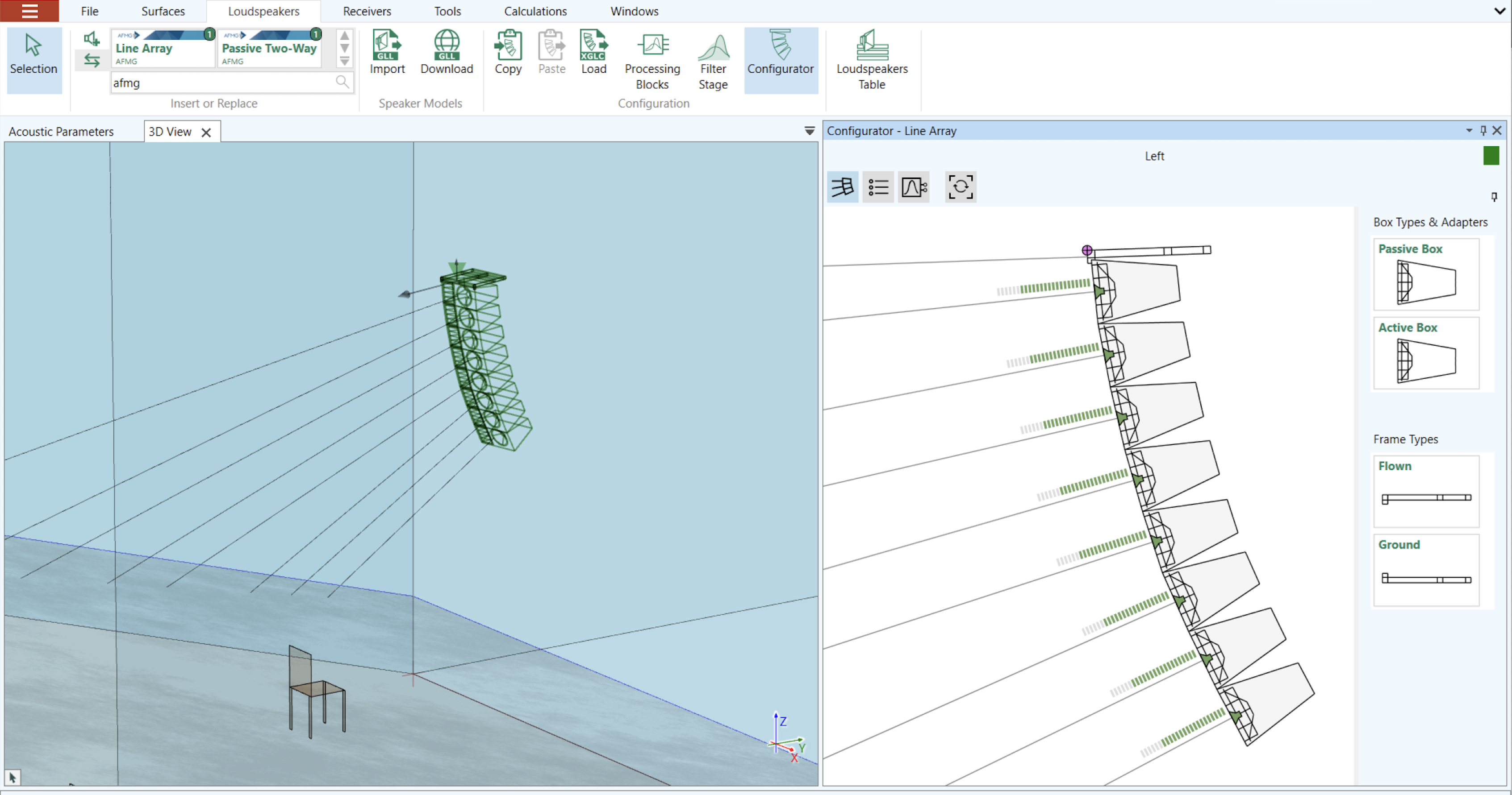 EASE Software simulation